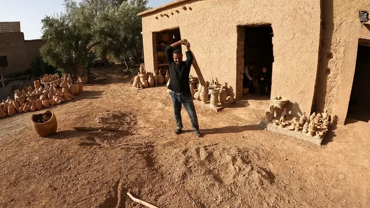 Traditional pottery workshop