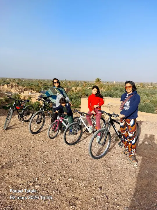 Women enjoying a bike tour